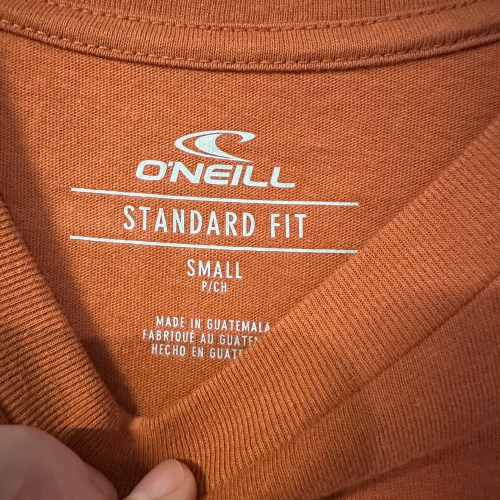 O'Neill Clear View Minimalist Tee Clay Small Earthy Surf Cotton - Picture 6 of 8